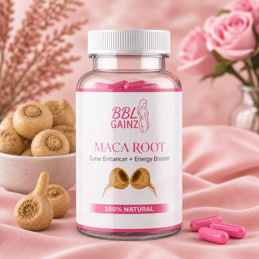 Curve Enhancing  Pills - Organic (RED)  Maca Root Capsules